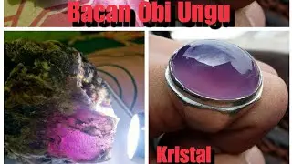Batu Bacan Obi Ungu Kristal (1800) Nego santuy !!!