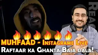 INSTAGRAM LIVE REACTION | MUHFAAD | KARTAVYA | Muhfaad Diss Raftaar
