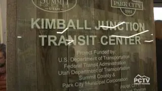 Kimball Jct Transit Center Opening