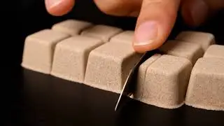Satisfying Sand Cutting ASMR | Smooth Slicing Sounds for Deep Relaxation