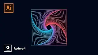 How to Make a Gradient Line Art in Adobe Illustrator | Adobe Illustrator Tutorial