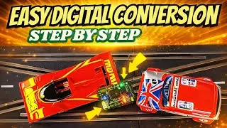 Easy step by step REVOSLOT digital slot car conversion 