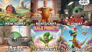TOP 20 Funny English U.S. State Compound Words (Literal vs Real Meaning) | Part 5