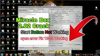 Miracle start button not working || miracle box 2.82 start button not working