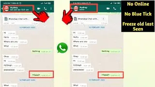 Показывать только старые данные о последнем посещении в WhatsApp | Заморозить данные о последнем ...