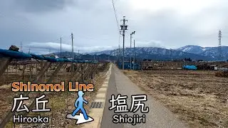 【篠ノ井線散歩 #14】広丘駅から塩尻駅／Hirooka Station to Shiojiri Station
