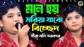 মনে হয় মরিয়া যাবো | শিল্পী হীরা মনি সরকার | Hira Moni sarkar |  Baul gaan | Baul Haris Media 