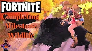 How To Complet Is Milestone Quests Fast (Tame Or Hunt Wildlife) #fortnite #jcvgoku