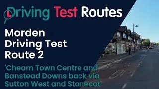 Morden London Driving Test Route 2