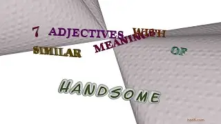 handsome - 8 adjectives which are synonyms of handsome (sentence examples)