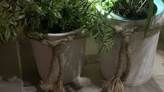 Como hacer una maceta con un cubo reciclado | DIY decoraci&oacute;n r&uacute;stica y boho