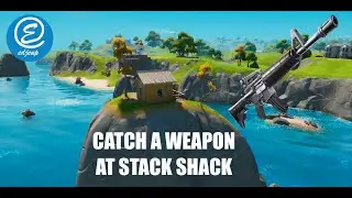 CATCH A WEAPON AT STACK SHACK - FORTNITE (Nederlands gesproken)