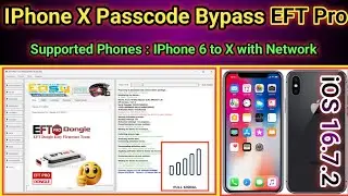 IPhone X Passcode/Unavailable bypass with sim working by EFT Pro | 2026