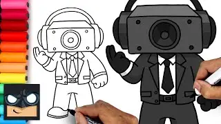 How To Draw Speaker Man | Skibidi Toilet