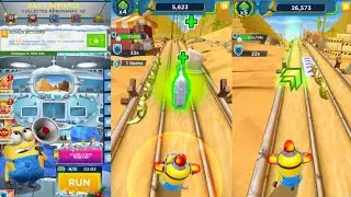 Minion Rush Endless Run Collecting Robonanas The Pyramids Run#610 Gameplay @De_Epic