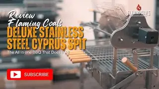 Flaming Coals Deluxe Stainless Steel Cyprus Spit: The All in one BBQ  That Does It All