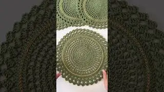 Crocheted placemat 🧶