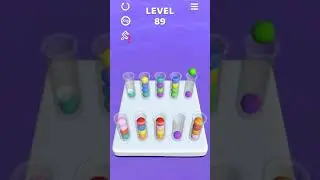 Sort It 3D  level 89 ball puzzle Gameplay Walkthrough