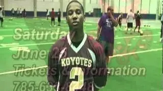 Ben Vann with the Kansas Koyotes