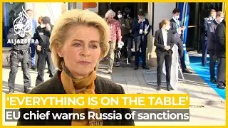 &lsquo;Everything is on the table,&rsquo; EU chief warns Russia of sanctions over Ukraine crisis