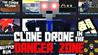 WORKSHOP ADVENTURES | Clone Drone in the Danger Zone - NO COMMENTARY