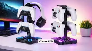 Upgrade Your Gaming Desk! KDD vs Tilted Nation RGB Headset Stand