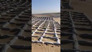 Для чего в Китае решётки на дюнах