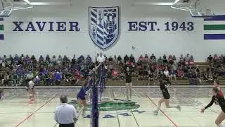 Xavier College Prep Volleyball State Quarterfinal vs Liberty 11/10/25: Xavier Highlights