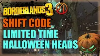 Borderlands 3 Shift Code Limited Time Halloween Heads + 1000 VIP Points | Expired