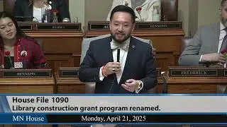 Minnesota House passes HF1090 to honor the late former Rep. Mary Murphy - 4/21/25