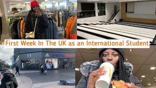 First week in the UK as an International Student. Getting my brp, Shopping, Class prep..