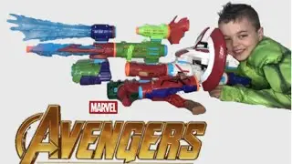 Avengers Infinity War Nerf Gear Assembler. Marvel Avengers Endgame kids toys
