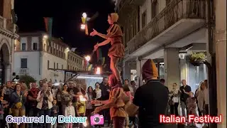 Italian Festival Show | Circus Fireworks 🇮🇹