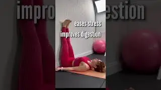 The benefits of legs up the wall! 💗 Try this today!