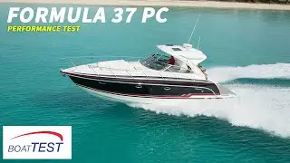 Formula 37 Performance Cruiser (2019-) Test Video - By BoatTEST.com