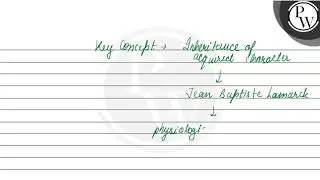 Which one does not favour Lamarckian P concept of inheritance of ac...