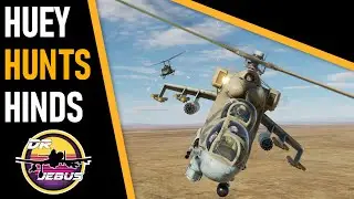 Хьюи охотится на Хайндса | Сервер «Холодная война» от Enigma | DCS