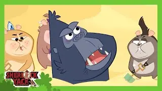 🕵️&zwj;♂️ Who Stuck Gorilla in the Sand? | Sherlock Yack | Cartoons for Kids