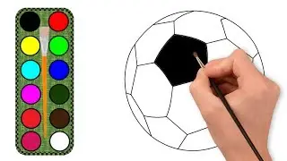 Football coloring pages | How to draw football players step by step