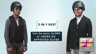 Helite Zip in 2 Air Vest sold at Equisafety