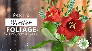 Make Realistic Winter Foliage For Floral Arrangements | Part 2 Colouring & Assembly