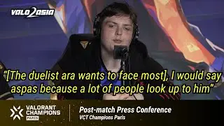 GIANTX (GX vs. XLG) Post-Match Press Conference at VCT Champions Paris 2025