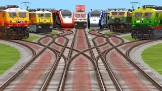 Vandhebhart express and electric engine metro and bullet train running fast overtrains locomotive 
