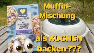 Kann man eine fertige MUFFIN-MISCHUNG als KUCHEN backen? Topp oder Flop?