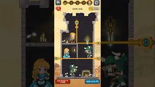 pin pull game 45 Level complete #gaming #shorts #pinpull