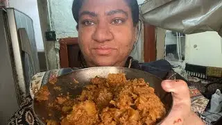 Aj Banai Alo Gobhi Chekin Ka Saln Boht Testy Bana Itna Subha Kahana ku Bnana para