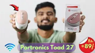 Portronics Toad 27 Wireless Mouse Unboxing And Review | Best Wireless Mouse For Laptop/Pc