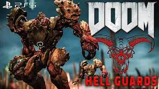 Ultra Nightmare | Hell Guards boss fight | DOOM (2016) | PS5