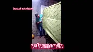 reforma de sof&aacute;, antes e depois