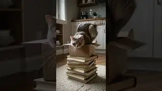 Serious about being silly 🐾 Watch this hilarious cat fail #cat #funnycats #pets